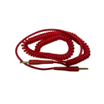 Cavo a spirale Proel rosso Jack-Jack mt.5.00