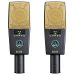 AKG C414 XLII Matched Pair Stereo Set Coppia di Microfoni Multipolari da Studio