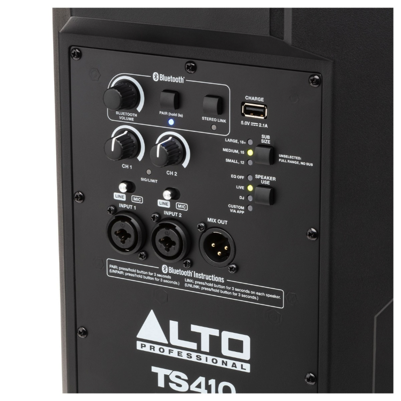 Alto Professional TS410 Cassa Attiva 10" Bluetooth 2000W