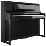 Roland LX6PE Polished Ebony Pianoforte Veritcale Digitale 88 Tasti Pesati Nero Lucido