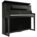 Roland LX9CH Charocoal Black Pianoforte Veritcale Digitale con Mobile Elegante 88 Tasti Nero Satinato