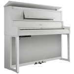 Roland LX9PW Polished White Pianoforte Veritcale Digitale con Mobile Elegante 88 Tasti Bianco Lucido