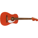 Fender Malibu Player, Walnut Fingerboard, White Pickguard, Fiesta Red 0970722540