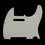 Fender Pickguard, Telecaster®, 8-Hole (Vintage-Style Pickup Mount), Mint Green, 3-Ply