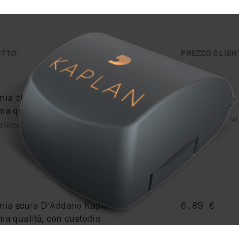 Pece D'Addario Kaplan KRDD Premium Violino/ Viola Scura