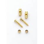 Allparts AP-0727-002 Gold Barrel String Guides,