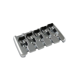 Allparts BB-3538-010 Modern Chrome Quick Release 5-string Bass Bridge