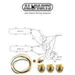 Allparts EP-4129-000 Wiring Kit for Jazz Bass®