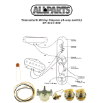 Allparts EP-4131-000 Wiring Kit for Telecaster® 4-Way Switch