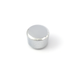 Allparts MK-0120-010 Chrome Metal Cupcake Knob Set (Qty 2)