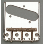 Allparts TB-0020-001 Nickel Vintage 3 Saddle Bridge for Telecaster ®