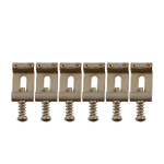 Allparts BP-0023-007 VINTAGE-STYLE BRIDGE SADDLES FOR STRATOCASTER®
