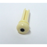 Allparts BP-0677-028 Cream Grooved Acoustic Bass Bridge Pins