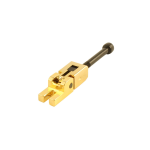 Allparts BP-0691-002 Economy Gold Low Saddle for 1 and 6 Locking Tremolo