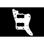 Allparts PG-0582-035 White Pickguard for Jazzmaster®