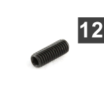 Allparts GS-0049-B03 Bulk Pack of 100 Black M3x8 Guitar Bridge Height Screws