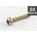 Allparts GS-0004-B05 Bulk Pack of 50 Steel Bridge Length Screws