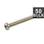 Allparts GS-0010-B05 Bulk Pack of 50 Steel Bridge Length Screws