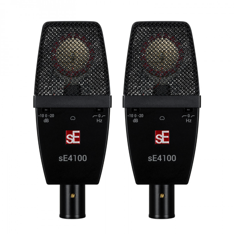 sE Electronics sE4100P LDC Coppia di Microfoni a Condensatore Cardioide a Diaframma Largo