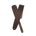 D'Addario Basic Classic Leather Guitar Strap, Brown