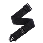 D'Addario Tracolla Auto Lock Swivel Polypro Guitar Strap, Black