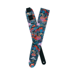 D'Addario Beatles Yellow Submarine 55th Anniversary Vinyl Guitar Strap, Under The Sea