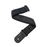 D'Addario Woven Guitar Strap, Black Satin