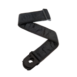 D'Addario Planet Lock Guitar Strap, Black Satin