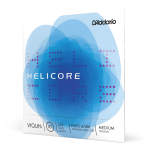 D'Addario Helicore H310 4/4M Violin String Set, Medium Tension