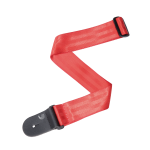 D'Addario Seat Belt Guitar Strap, Red 50mm