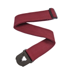 D'Addario Planet Lock Guitar Strap, Polypropylene, Red