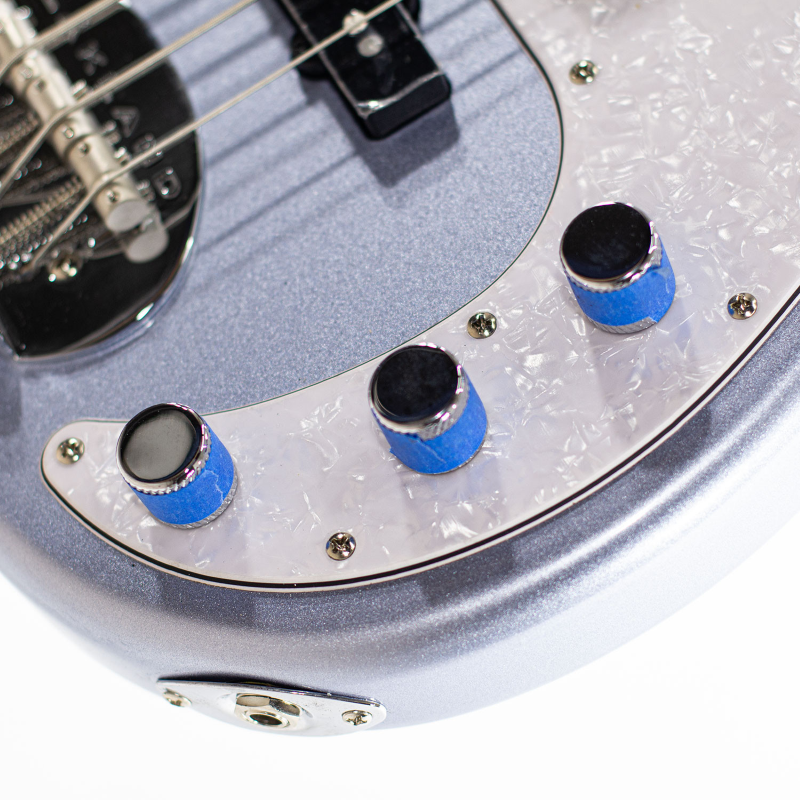 Lakland Skyline 44-64 Custom PJ Ice Blue Metallic Skyline 