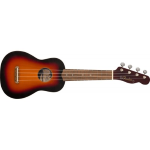 Fender Venice Soprano Uke, Walnut Fingerboard, 2-Color Sunburst