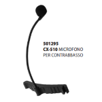 MICROFONO PER CONTRABBASSO CX-510 PICK-UP