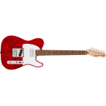 Fender Squier Affinity Series™ Telecaster® FMT SH, Laurel Fingerboard,Crimson Red Transparent 0378280538