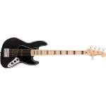 Fender Squier Affinity Series™ Active Jazz Bass® V, Maple Fingerboard, Black Metallic 0378753565