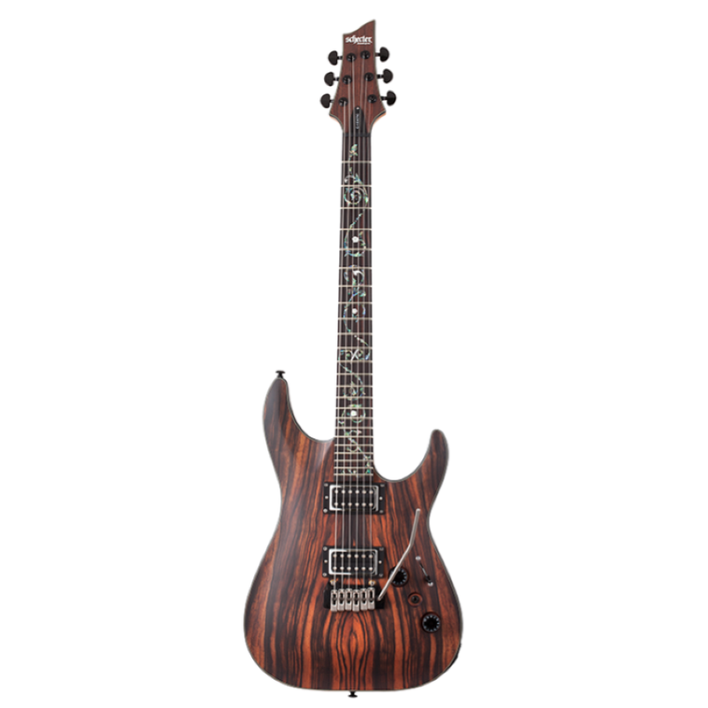 Schecter C-1 EXOTIC EBONY-NS C