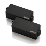 EMG Offset dual coil attivo nero Offset dual coil attivo per basso elettrico 4 corde