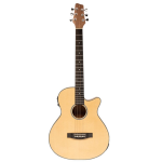 Stagg Auditorium cutaway elettrificata natural Chitarra 6 corde auditorium cutaway elettrificata