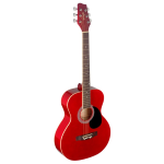 Stagg Auditorium rosso Chitarra 6 corde auditorium