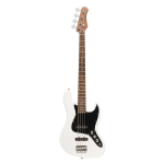 Stagg Basso elettrico J Style 4 corde bianco Basso elettrico Jazz Style 4 corde