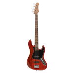 Stagg Basso elettrico J Style 4 corde fiesta red Basso elettrico Jazz Style 4 corde