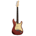 Stagg Chitarra elettrica S Style rossa Chitarra elettrica Strato Style 6 corde
