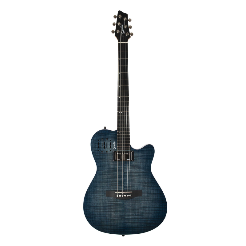Godin Guitars A 6 ULTRA Denim Blue Flame A 6 ULTRA DENIM BLUE FLAME