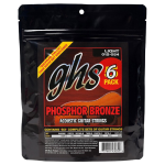 GHS Pack 5 set Phosphor Bronze Acustica 6 St 012-054 S325 Pack