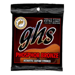 GHS Phosphor Bronze Acustica 12 St 009-042 Muta corde per chitarra acustica 12 corde