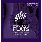 GHS Precision Flatwound Basso 5 St 045-126 Muta corde per basso elettrico 5 corde