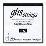 GHS Singola acustica Bright Bronze 020 Corda singola per chitarra acustica