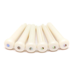 GraphTech Piroli Traditional White/Paua Shell Dot 2mm 6pcs Piroli in Tusq