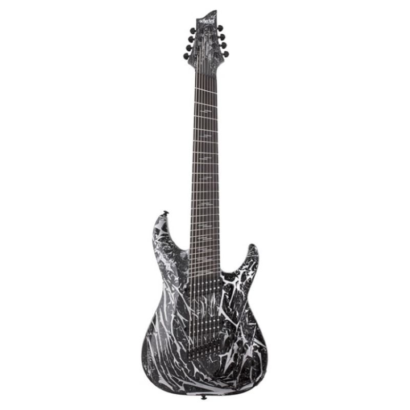 Schecter C-8 MS SILVER MOUNTAIN-SVM C